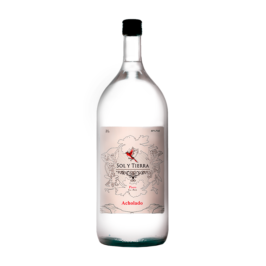 PISCO SOL Y TIERRA ACHOLADO X 2 L