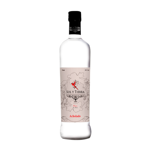 PISCO SOL Y TIERRA ACHOLADO X 750 ML